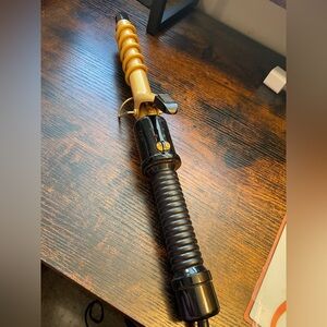 Conair Gold and Black Spiral Curling Iron